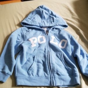 Baby blue polo sweater